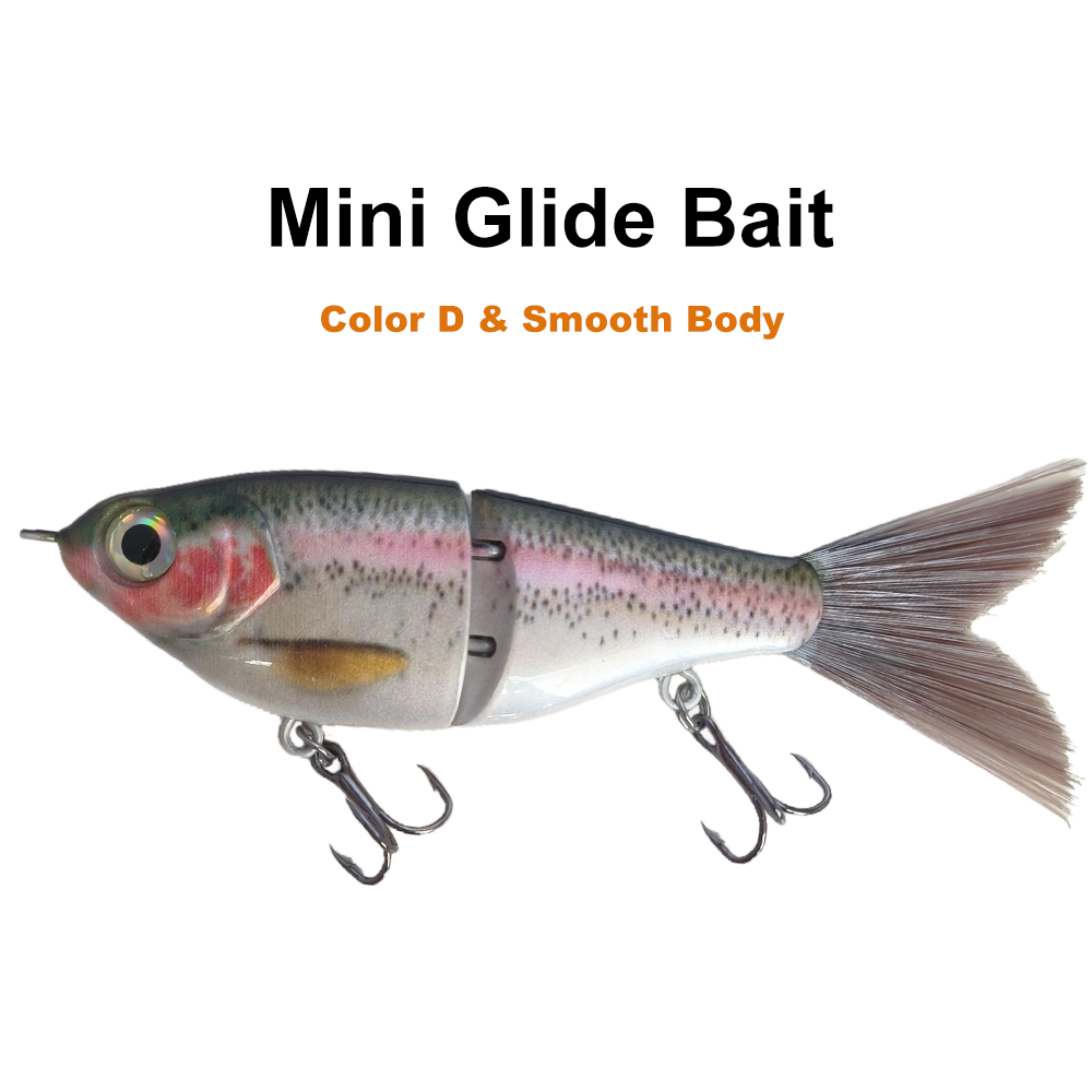 5'' Mini Shad Painted Glide Bait T2A1-D-E High Quality Lure Blanks from ...