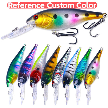 9.5cm/8.5g Flicker Shad 7 KO Light Flicker Shad Style Lure Blanks BL-245
