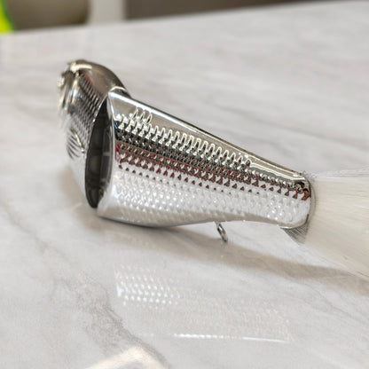 [Chrome] 7'' 2-section Shad Glide Bait Blanks BL-095-C