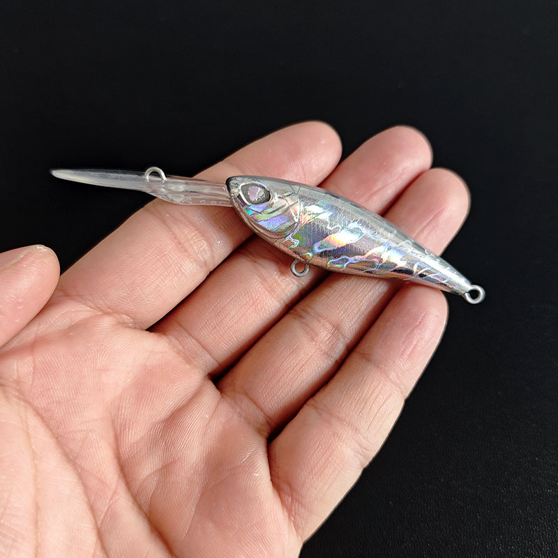 [Foiled] 9.5cm/5.7g Deep Diving Minnow Blanks BL-201-F