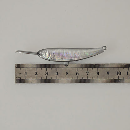 [Foiled] 8.5cm/14.2g Riser Bait 006 ko Sinking Lure Blanks BL-236-F