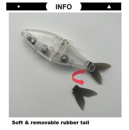 12.5cm/35g | 5'' Sinking Glide Bait Swimbait Blanks BL-263