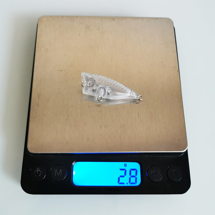 4cm/2.8g Mini Popper Blanks BL-231