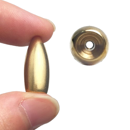 BSK-002 Brass Bullet Sinker Spinner Bodies