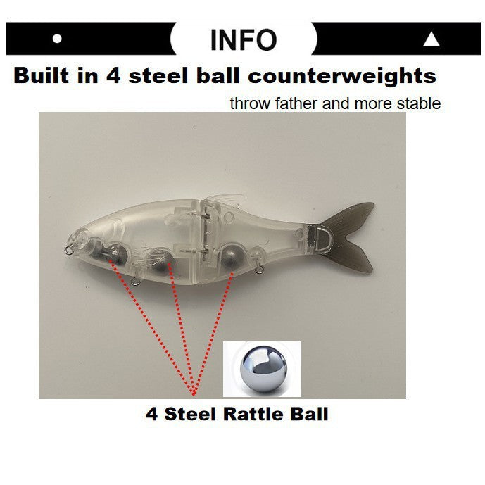 12.5cm/35g | 5'' Sinking Glide Bait Swimbait Blanks BL-263