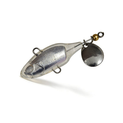 4.5cm/8.1g Long Casting Vibe Sinking With Tail Spinner Blade Lure Blanks BL-242