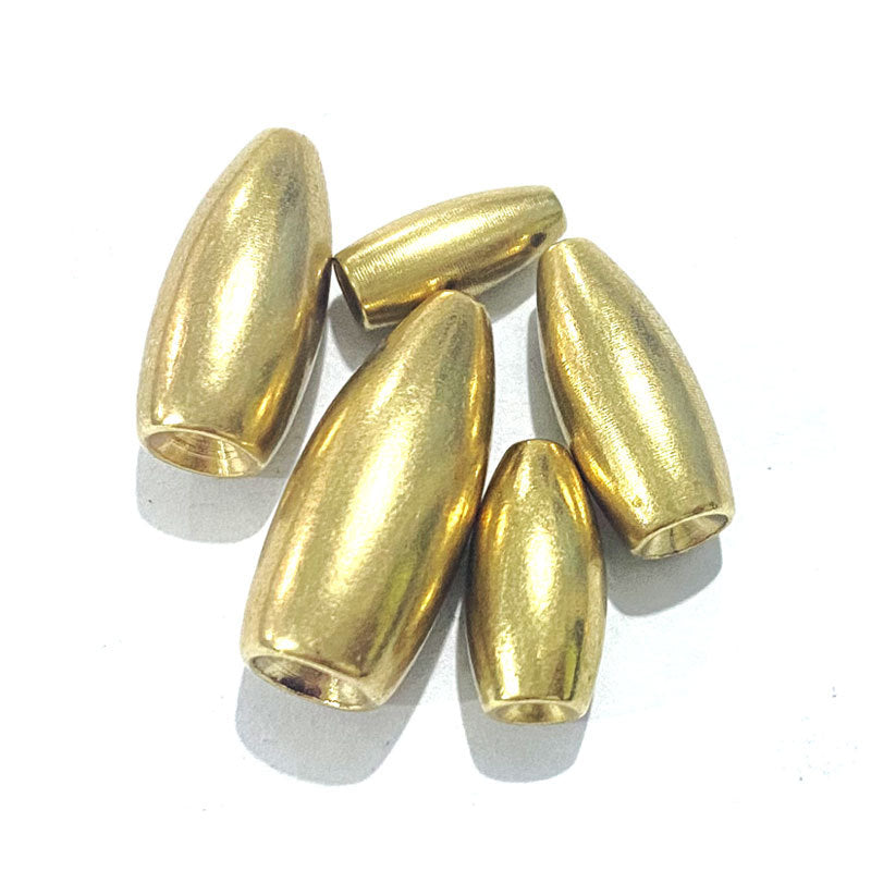 BSK-002 Brass Bullet Sinker Spinner Bodies