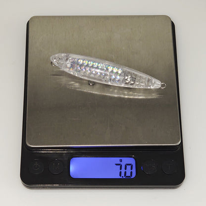 7.5cm/7g Insert Holographic Floating Pencil Blanks BL-214