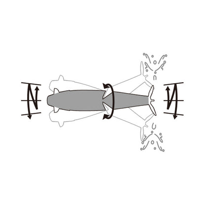 9cm/22g Floating Swimbait With Propeller Blanks BL-230