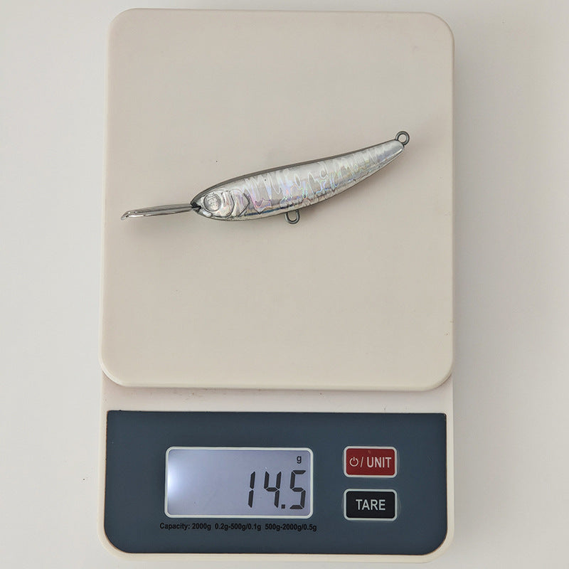 [Foiled] 8.5cm/14.2g Riser Bait 006 ko Sinking Lure Blanks BL-236-F