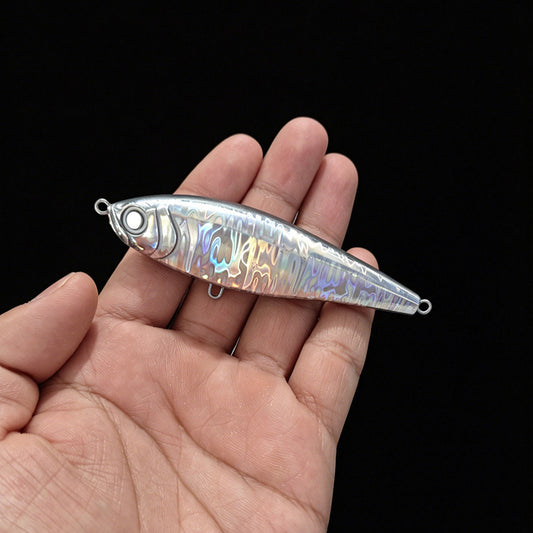 [Foiled] 9cm/15.4g YO-ZURI KO 3D INSHORE TWITCHBAIT 90mm Insert Holographic Sinking Blanks BL-207-F