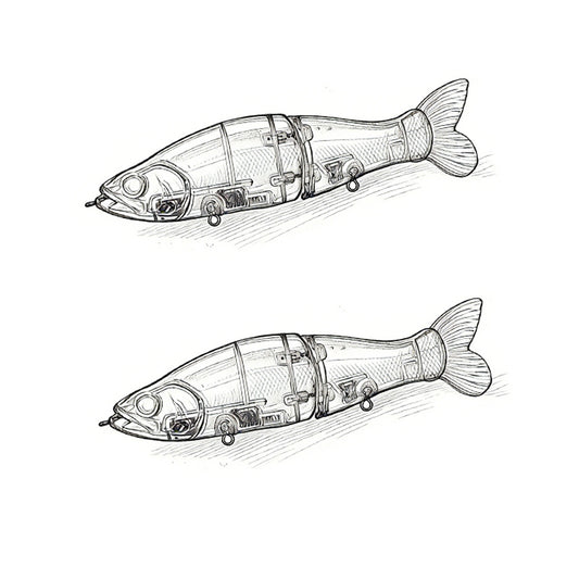 5.3" | 13.5cm/29g MB I-Slide 135 KO Slow Floating Glide Bait Blanks BL-241