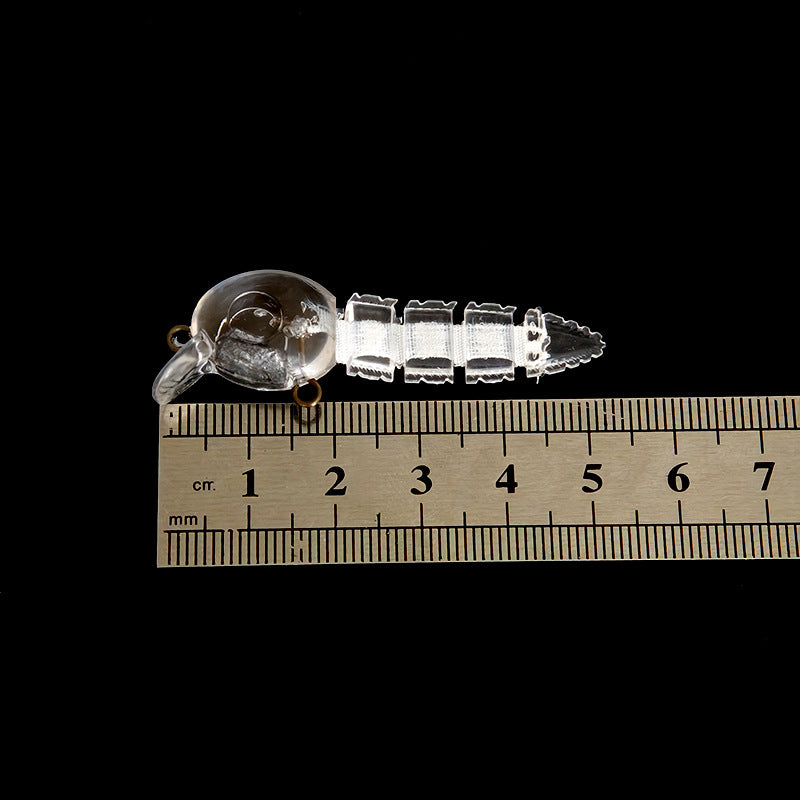 5.5cm/3.6g Sinking Mini Bionic Tadpole Swimbait Blanks BL-209