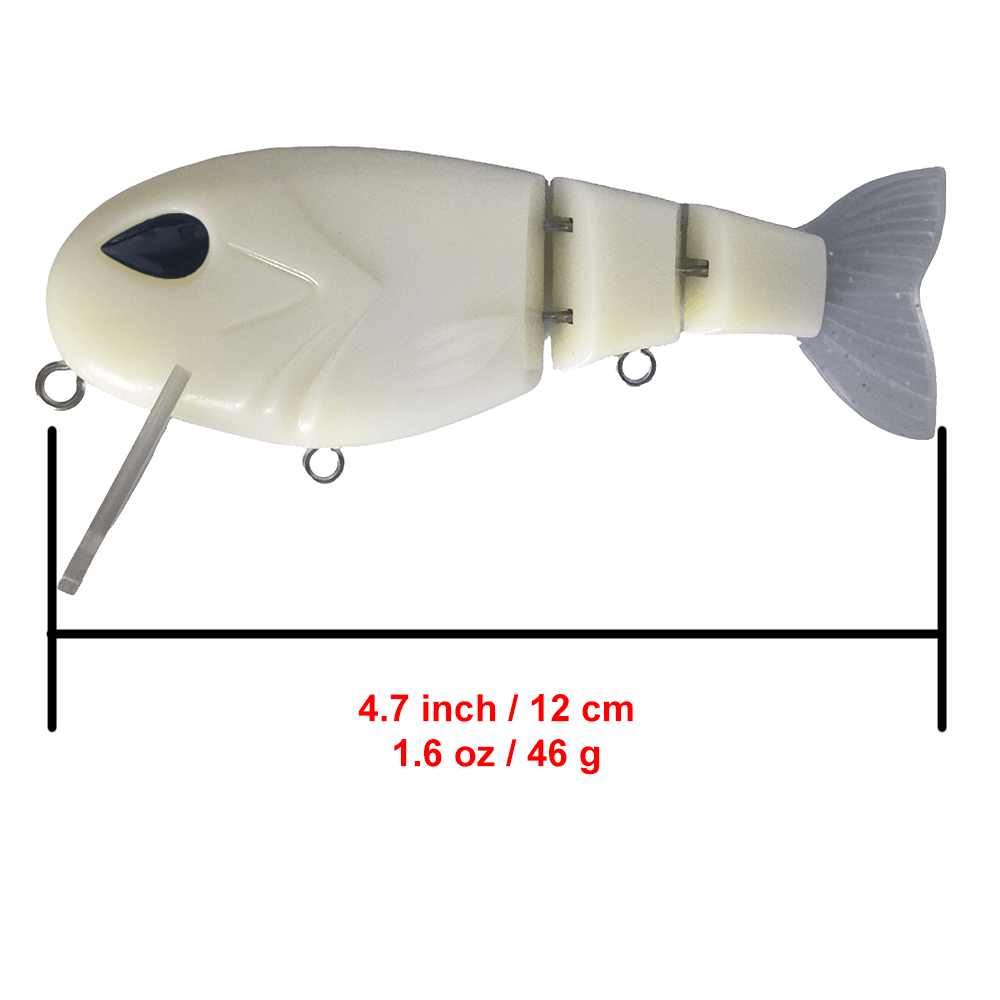 4.7''/1.6oz Swimbait Blanks BL-050 - Peekii Lure