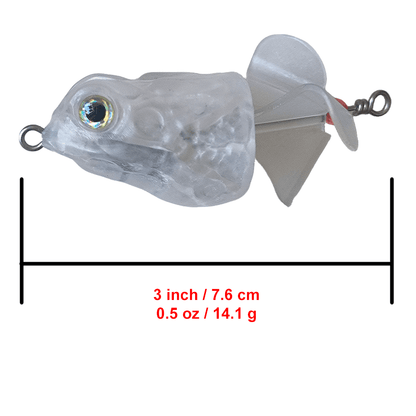 3'' Topwater Plopper Frog Lure Blanks BL-101 - Peekii Lure