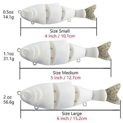 3 Size Jointed Blanks BL-102 - Peekii Lure