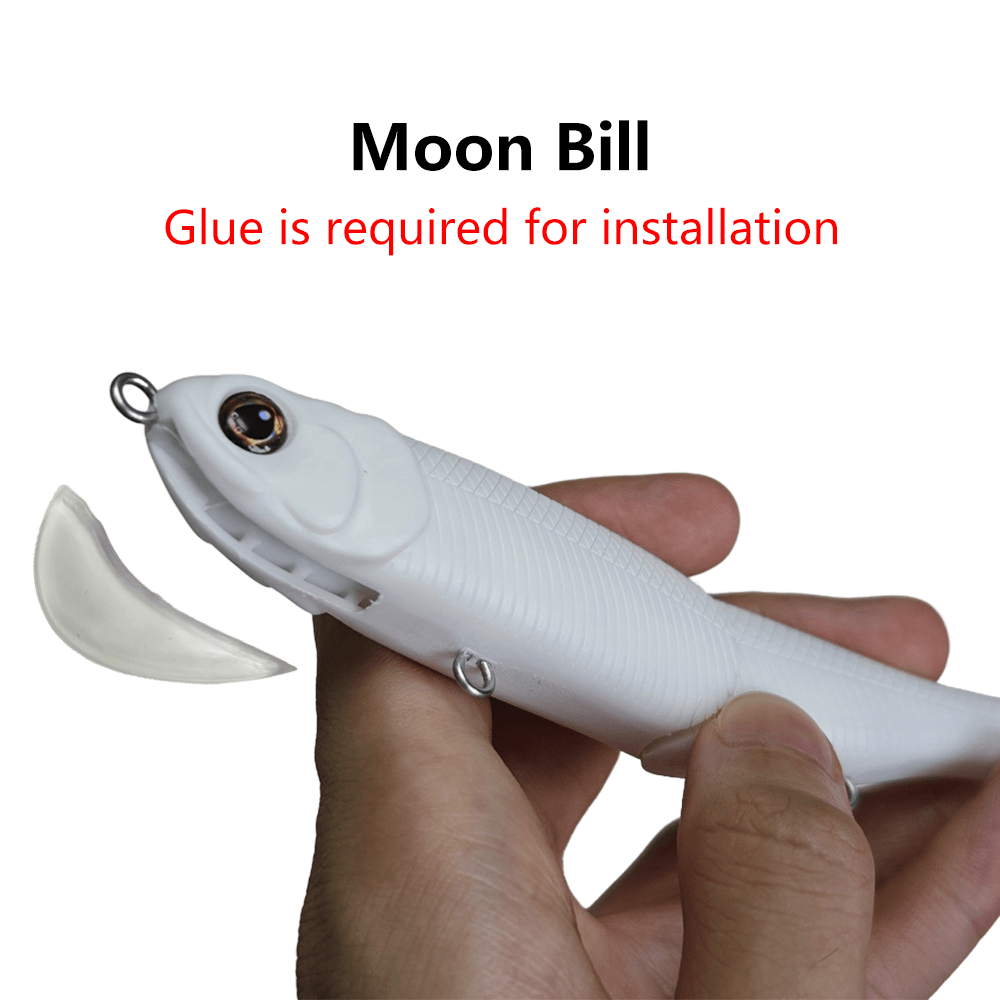 5'' Moon Bill Glide Bait Blanks BL-105